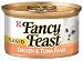 Fancy Feast Gourmet Cat Food Flaked Chicken & Tuna Feast, 3-Ounce Cans (Pack of 48)