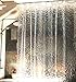 NuoYa001 New Clear Thicker the PEVA diamond shower curtain 3D Water Cube mold water