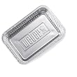 Weber 6415 Small 8-1/2-Inch-by-6-inch Aluminum Drip Pans, Set of 10