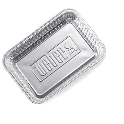 Weber 6415 Small 8-1/2-Inch-by-6-inch Aluminum Drip Pans, Set of 10