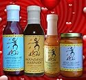 Gift Set For Gourmet Lovers. Love Themed Gift Set. Burning Desire, Bold As Love, Moondance Marinade, Happy Together.