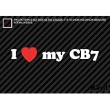 (2x) I Love my CB7 - Sticker - Decal - Die Cut 