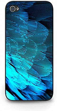 iPhone 5c Conservation Phone Case Specific Character Mobile Covers Snap on iPhone 5c Blue Glowing Feather Pattern Cellphone Shell