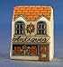 Porcelain China Collectable Thimble - Miniature House Shape - Antique Shop