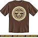 Original seit 1972 zum Geburtstag T-Shirt in braun mit GRATIS Absperrband :)