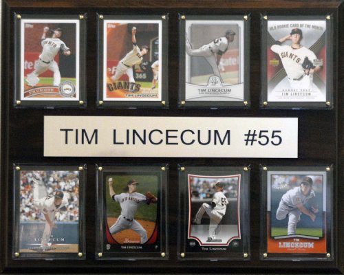 MLB Tim Lincecum San Francisco Giants 8 Card Plaque