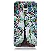 Galaxy S5 Case,LittleMax(TM) [Totem Series] Flexible TPU Soft Case Ultra Thin Back Bumper Cover Case for Samsung Galaxy S5 with Cleaning Cloth,Stylus Pen and Screen Protector (Life Tree)