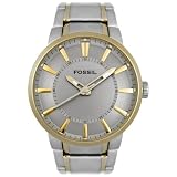 Fossil Men’s Round Two-Tone Stainless Steel Watch #FS4405