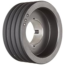 Martin Conventional Taper Bushed Sheave, A/B Belt Section, 4 Grooves, Class 30 Gray Cast Iron