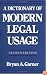 A Dictionary of Modern Legal Usage (Oxford Dictionary of Modern Legal Usage)