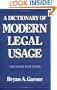 A Dictionary of Modern Legal Usage (Oxford Dictionary of Modern Legal Usage)