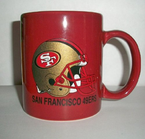 San Francisco 49ers Red Team Logo Helmet Coffee Mug