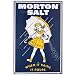 Morton Salt 1956 When It Rains It Pours Porcelain on Metal Sign