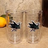 San Jose Sharks Set of TWO 16 oz. Tervis Tumblers