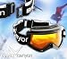 BLACK CANYON Skibrille mit Doppelscheibe, schwarz