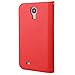 Galaxy S4 Case,By HiLDA,Wallet Case,PU Leather Case,Credit Card Holder,Flip Cover Skin,Case for Samsung Galaxy i9500[Red]
