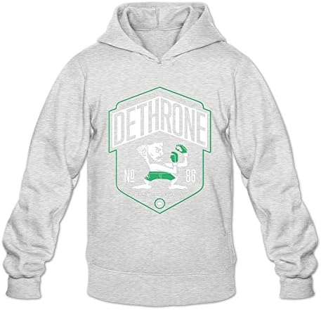 MeiLee Men's UFC Conor Mcgregor Logo Custom Hoodie Sweatshirt Ash S
