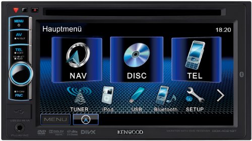 Kenwood DDX4021BT Moniceiver (VGA Doppel DIN-Monitor, DVD, Bluetooth, Apple iPod-ready, USB 2.0) schwarz