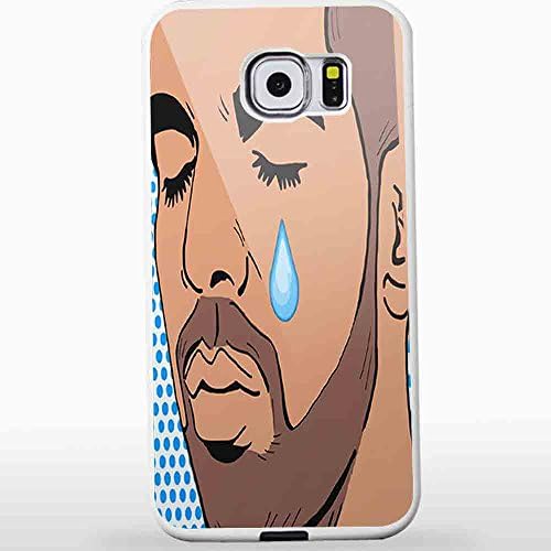 Drake Back Crying Funny Comic for Iphone and Samsung Galaxy Case (Samsung Galaxy S6 white)