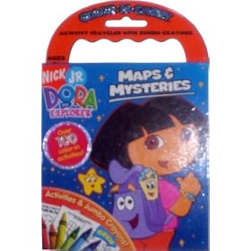 Dora the Explorer Color-N-Carry ~ Maps and Mysteries by Nick Jr. Dora the Explorer