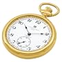 Charles-Hubert, Paris Gold-Plated Open Face Mechanical Pocket Watch
