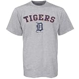 Detroit Tigers Ash Youth Team Logo Autherntic T-shirt