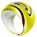 Handmade Yellow Marbled Glass Ring