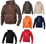 Produkt-Bild: Kapuzen Sweater f&uuml;r Damen mit tailliertem Schnitt Hoodie von New Wave mit kontrastfarbenen N&auml;hten in 7 Farben und den Gr&ouml;ssen M L XL