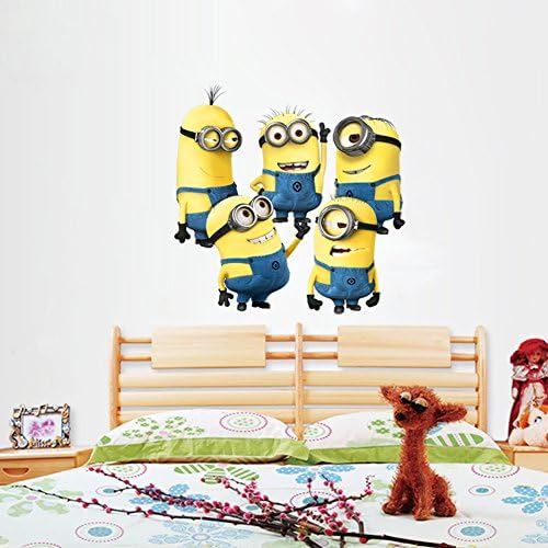 Citi Co. Minions Despicable Me Removable A296 Wall Stickers Decal Home Decor Accent,(Large)