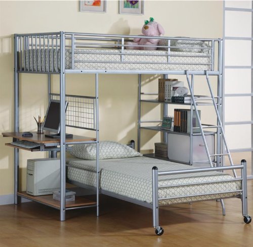 Coaster Bunks Twin Over with Desk