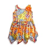 Rubbies - Toddler Girls Sleeveless Dress, Orange, Multi