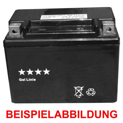 GEL Batterie Piaggio-Vespa LX 125, LX125, 05-06 inkl. gesetzlichem Batteriepfand (EUR7,50)!