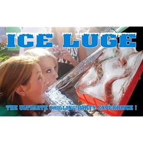 ICE LUGE PARTY BAR DRINK DISPENSER COLLEGE NOVELTY NEW