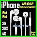 Ecouteur kit pi�ton oreillette casque avec micro pour Apple iPod iPhone - T�l...