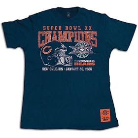 Bears Reebok Mens NFL Classic Super Bowl Tee