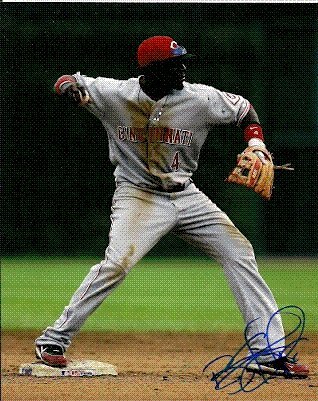 Autographed/Hand Signed 8x10 Photo Brandon Phillips Cincinnati Reds