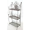 Regal Avis aus Metall 1844 Schmiedeeisen Braun 123cm