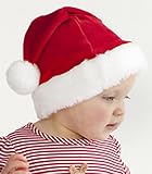 Le Top（ルトップ） サンタベロア帽 サンタクロース 帽子 子供 ベビー用 (M(12-24ヶ月))