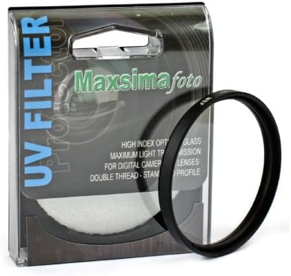 Maxsimafoto - 62mm UV filter Protector for Sony FDR-AX100 4K Ultra HD Camcorder