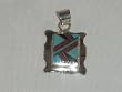 Multi Stone Jewelry Silver Pendant - PD-0058
