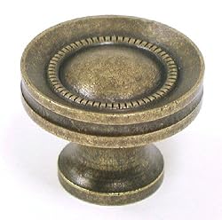 Top Knobs-Somerset Collection M295 Button Faced Knob in German Bronze