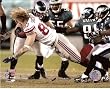 Jeremy Shockey Giants Diving w/out Helmet 8x10