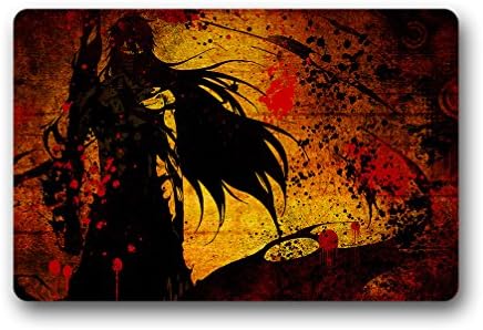 DONGMEN Anime Bleach Outdoor/Indoor Rug/Doormat 23.6" x 15.7" Rubber Backed Non-slip Entrance Mat/Doormat Floor Mat