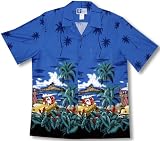 Santa Christmas Men's Hawaiian Aloha Shirt