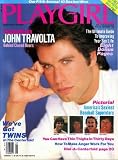 PLAYGIRL, THE MAGAZINE.  September 1983: John Travolta on cover.  TWINS, naked in the centerfold,   America