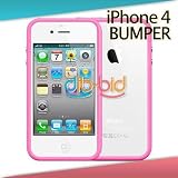 Silicone Bumper Frame Case Cover for iPhone 4G/4TH PINK