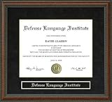 Defense Language Institute (DLI) Diploma Frame