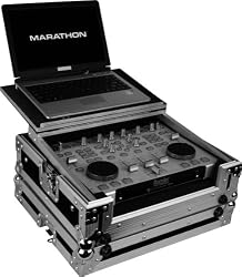 Marathon Flight Road Case MA-Rmxlt Case To Hold 1 X Hercules Rmx Digital Music Controller + Laptop Shelf