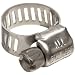 Precision Brand M4S Micro Seal, Miniature All Stainless Worm Gear Hose Clamp, 7/32" - 5/8" (Pack of 10)