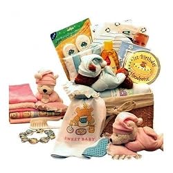 Sweet Dreams - BLUE - Newborn Baby Basket